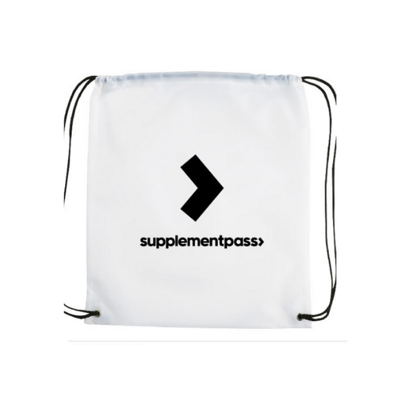 SupplementPass™ Drawstring Bag